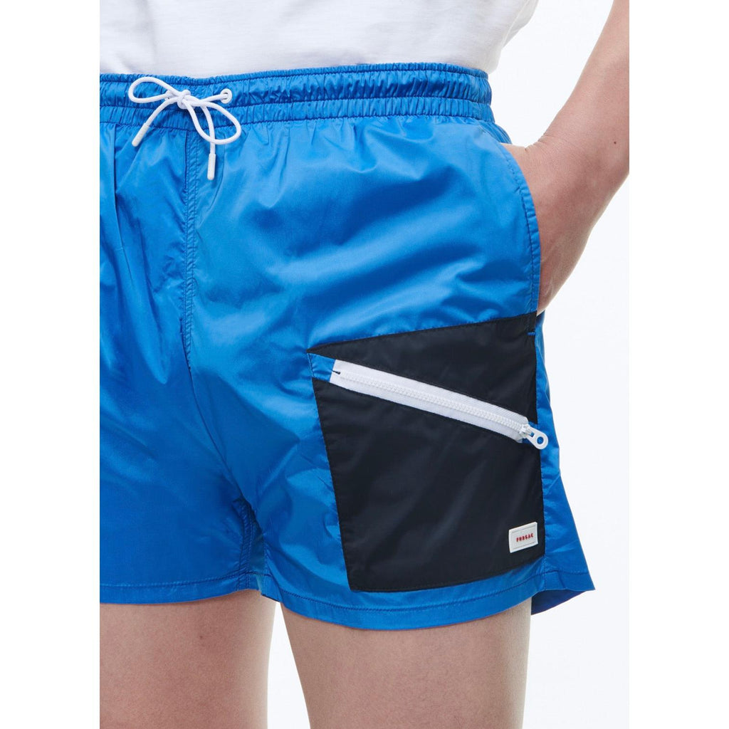 Technical Fabric Swim Shorts - Blue