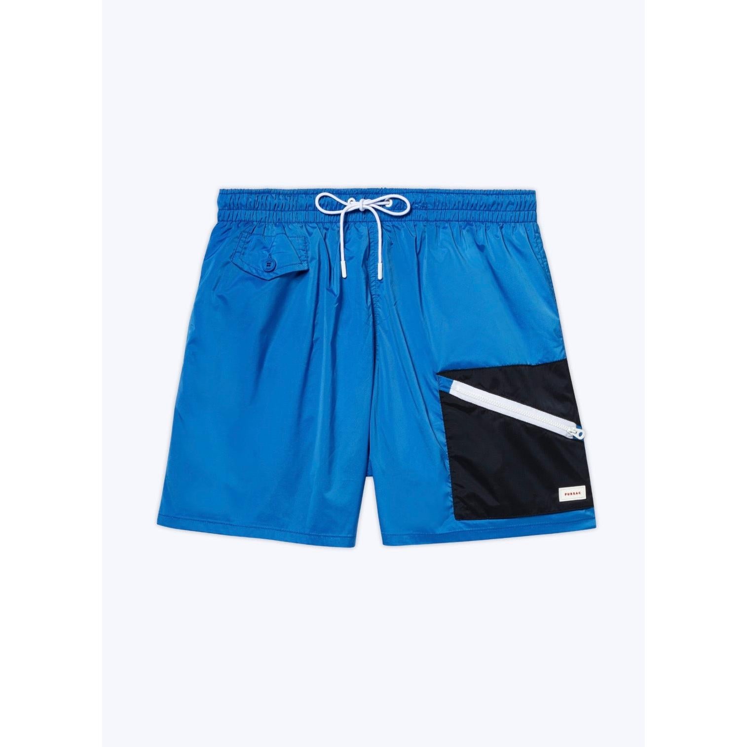 Technical Fabric Swim Shorts - Blue