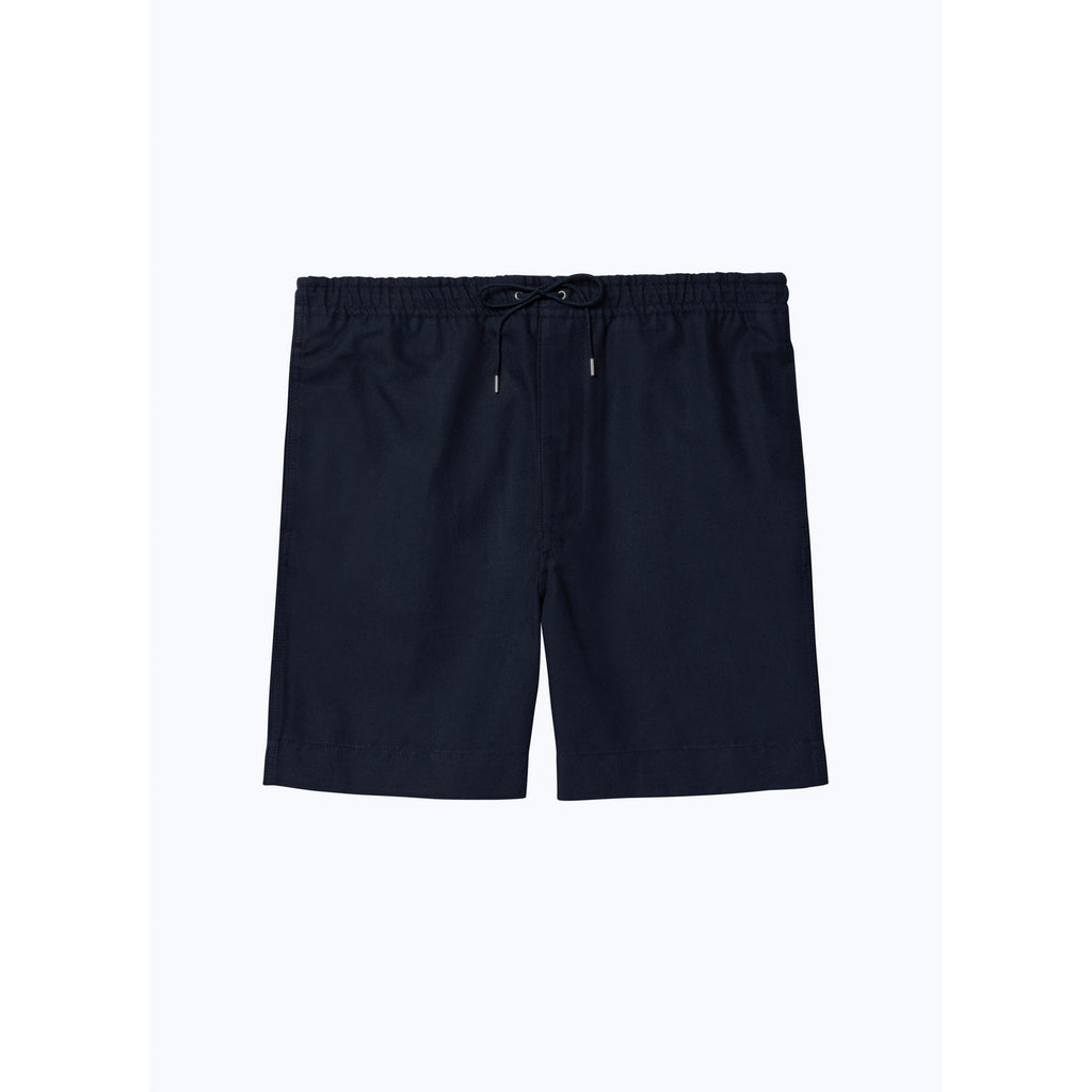 Fursac - Elasticated Cotton Shorts - Navy Blue