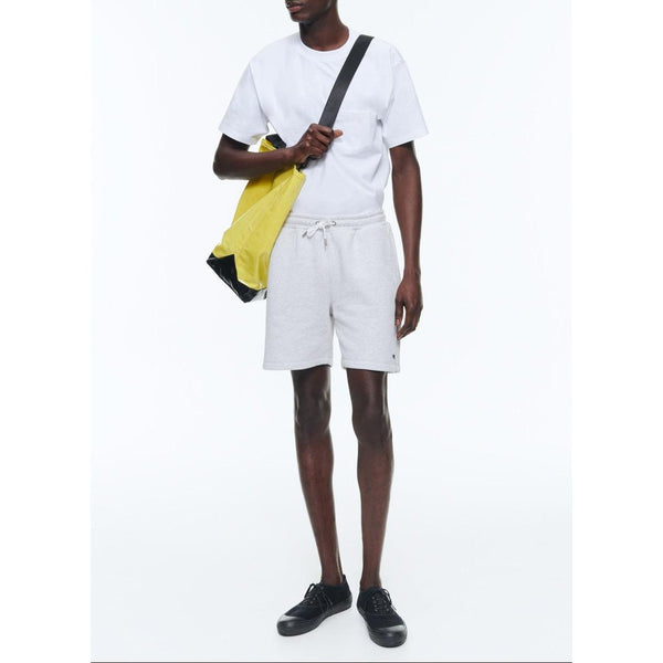 Shorts de punto de algodón - Gris