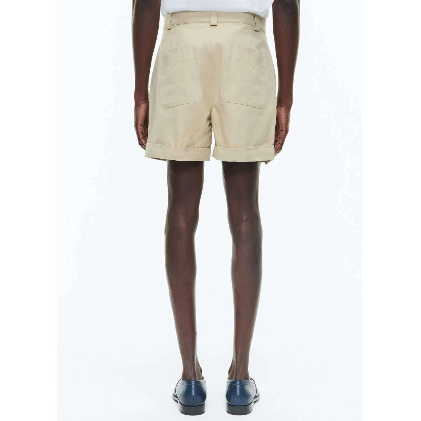 Fursac - Cotton Canvas Bermuda Shorts - Beige