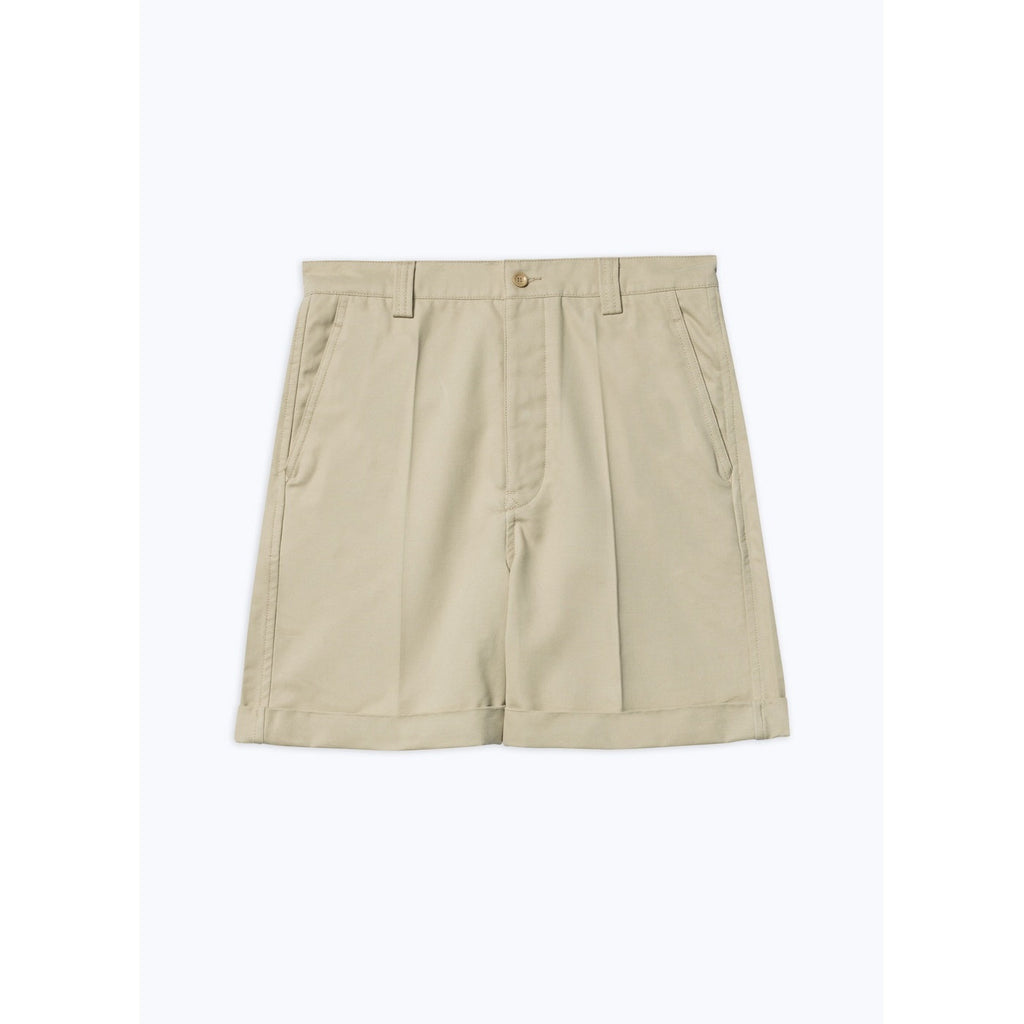 Fursac - Cotton Canvas Bermuda Shorts - Beige