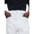 Fursac - Pantalon Poches Plaquées - Blanc