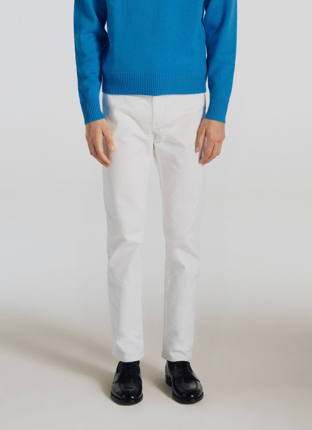 Fursac - Jean En Denim De Coton - Blanc - Homme