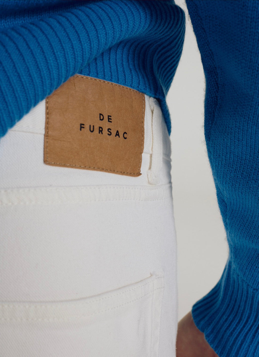 Fursac - Jean En Denim De Coton - Blanc - Homme