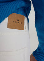 Fursac - Jean En Denim De Coton - Blanc - Homme