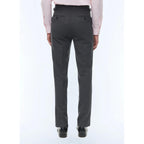 Pantalón Gris De Lona De Lana Fresco - Gris