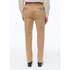 Cotton Canvas Trousers - Beige