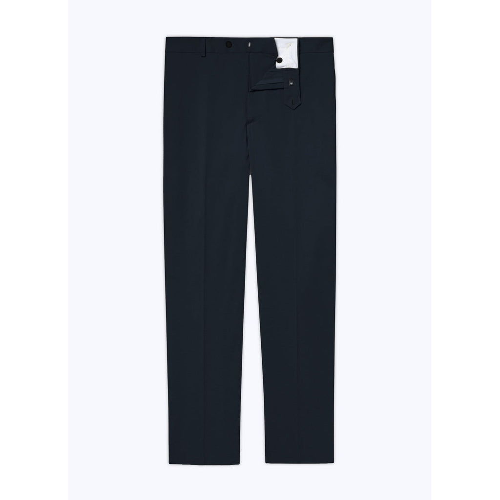 Pantalón chino de gabardina de algodón azul marino - Azul marino