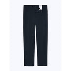 Pantalón chino de gabardina de algodón azul marino - Azul marino