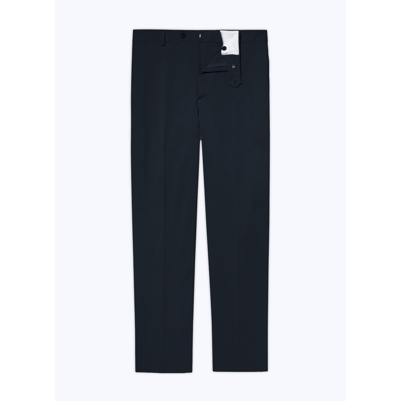 Pantalón chino de gabardina de algodón azul marino - Azul marino