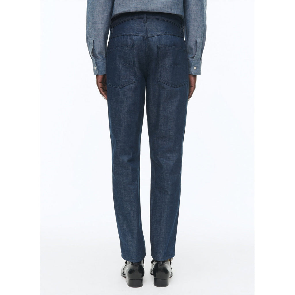 Fursac - Pantalon 5 Poches En Coton Biologique - Bleu Denim