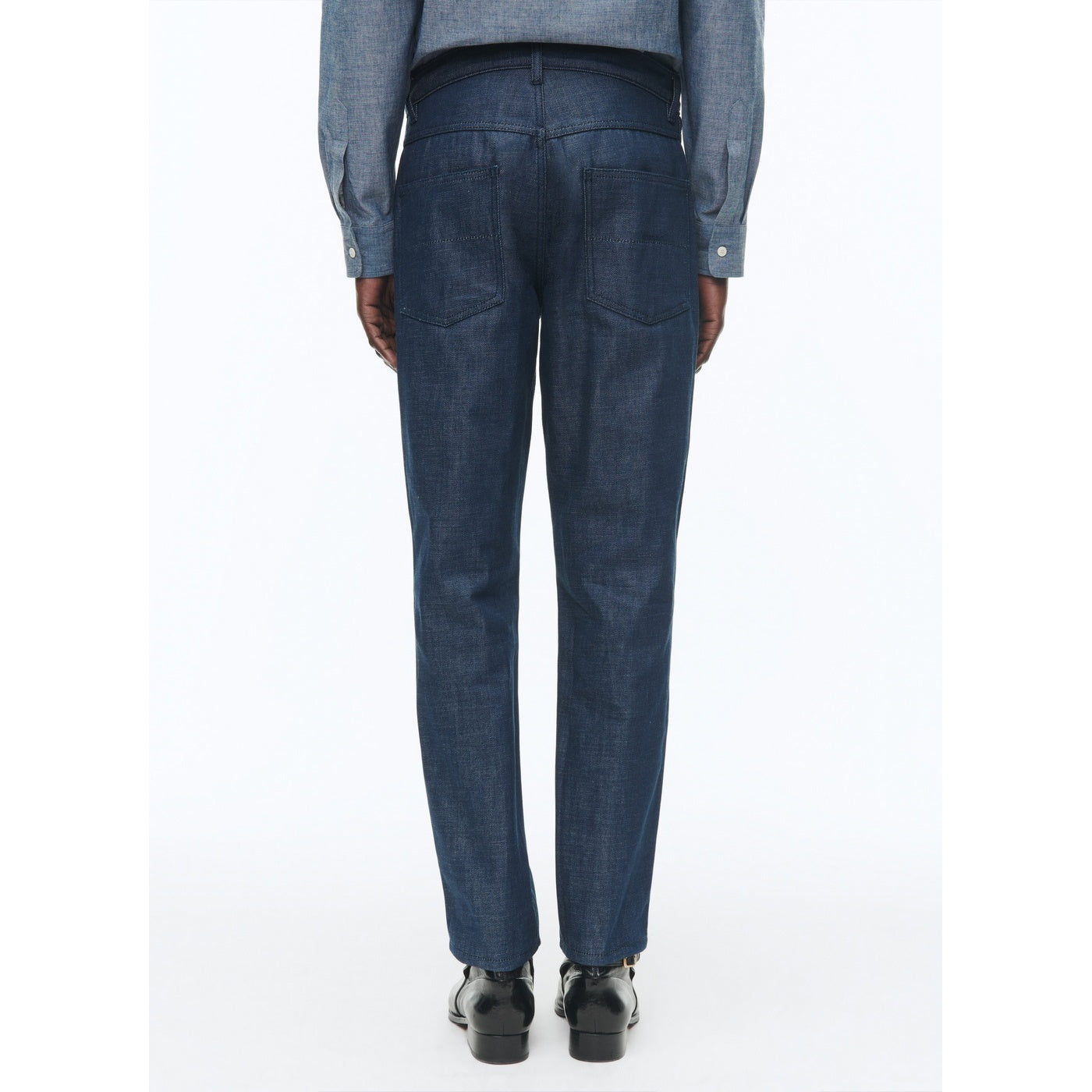 Fursac - Pantalon 5 Poches En Coton Biologique - Bleu Denim