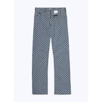 Fursac - Pantalon 5 Poches En Coton Denim - Bleu
