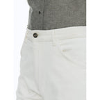 Fursac - Pantalon En Velours Côtelé - Blanc