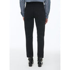 Fursac - Pantalon 5 Poches En Serge De Coton Noir - Noir