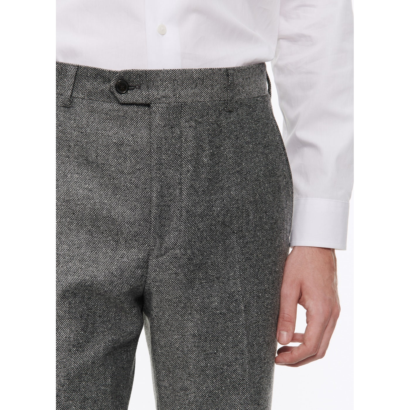 Fursac - Pantalon En Tweed De Laine - Quartz - Homme