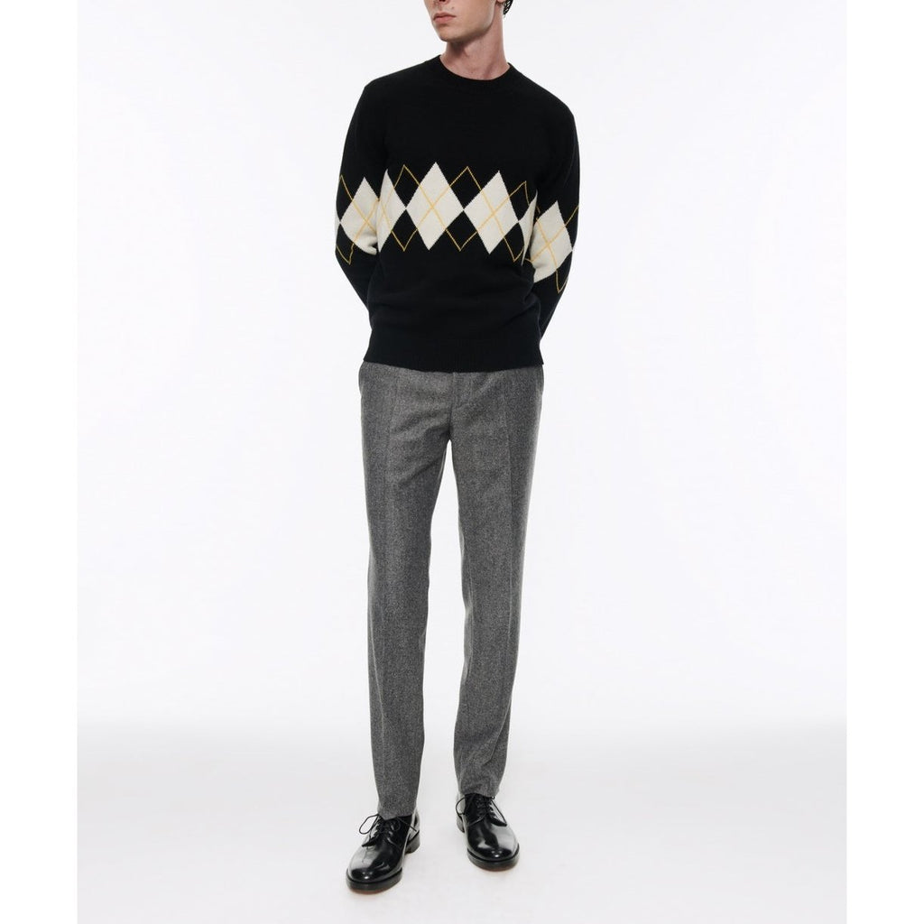 Fursac - Pantalon En Tweed De Laine - Quartz - Homme