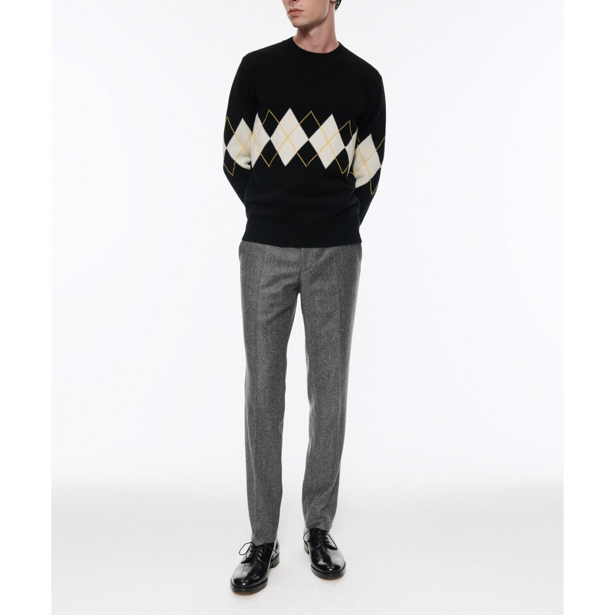 Fursac - Pantalon En Tweed De Laine - Quartz - Homme