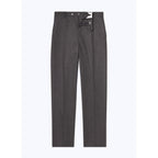 Fursac - Pantalon Costume Flanelle Stretch Unie Gris Foncé - Acier