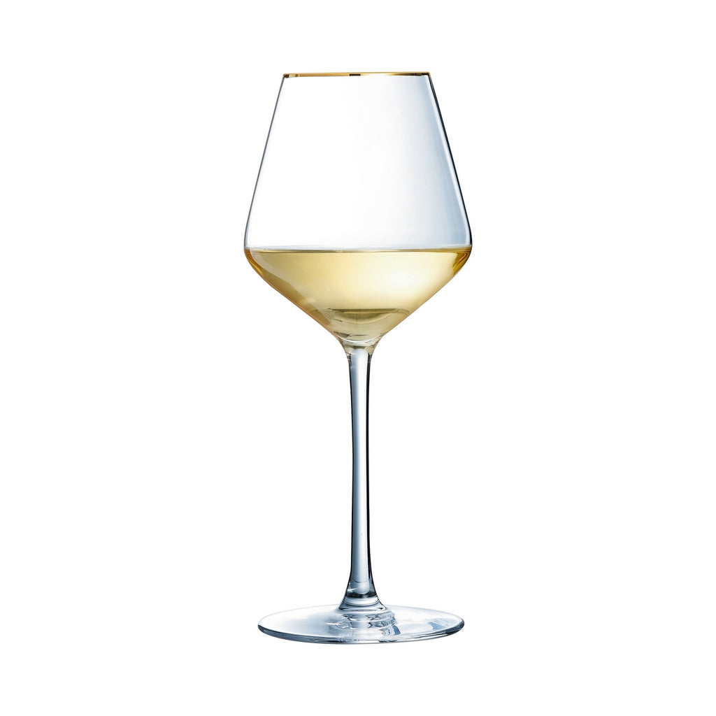 Ultime Gold Rim - 4 Stemmed Glasses - 38cl - Cristal d'Arques