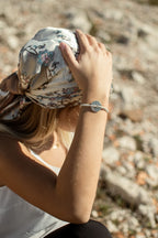 Bracelet Cristaux - Beige & Blanc