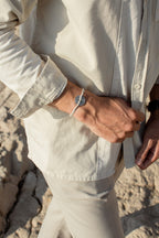 Bracelet Cristaux - Beige & Blanc