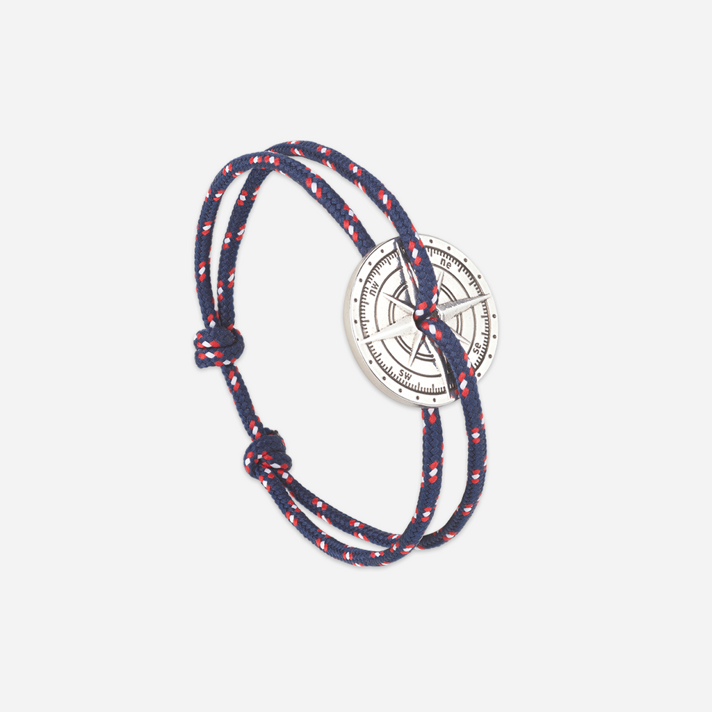 Pulsera Rosée - Azul, Rojo y Blanco