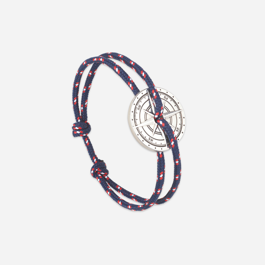 Pulsera Rosée - Azul, Rojo y Blanco