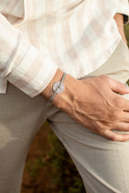 Bracelet Stratus - Bleu Marine & Blanc