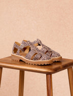 Morgane Flat Sandals - Leopard - Women