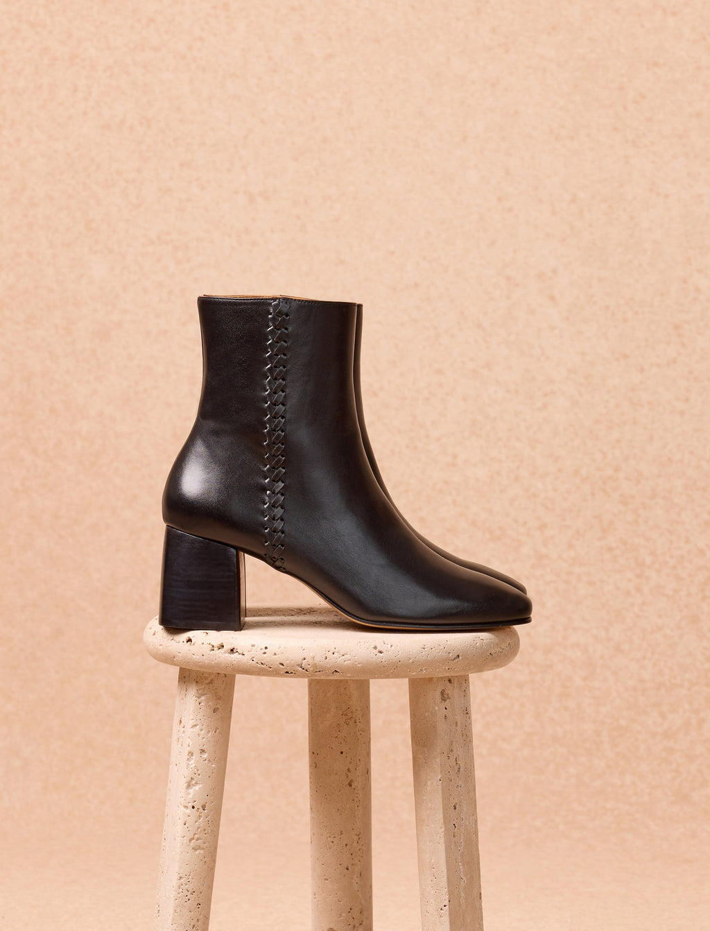 Botines tacón Sarah - Negro - Mujer