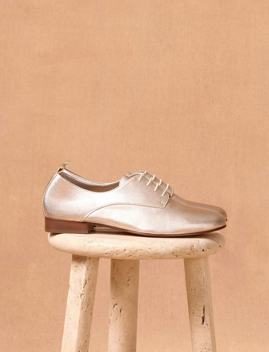 Derbies Louise - Doré - Femme