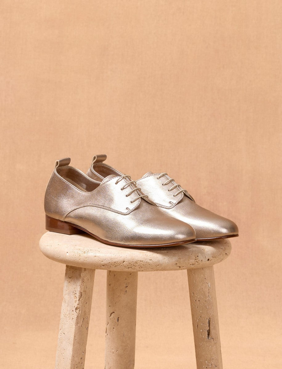 Derbies Louise - Doré - Femme
