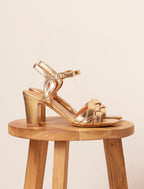 Sandales À Talon Enola - Doré - Femme