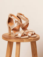 Grace Heeled Sandals - Gold - Women