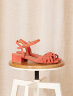 Sandales À Talon Danaé - Mandarine - Femme