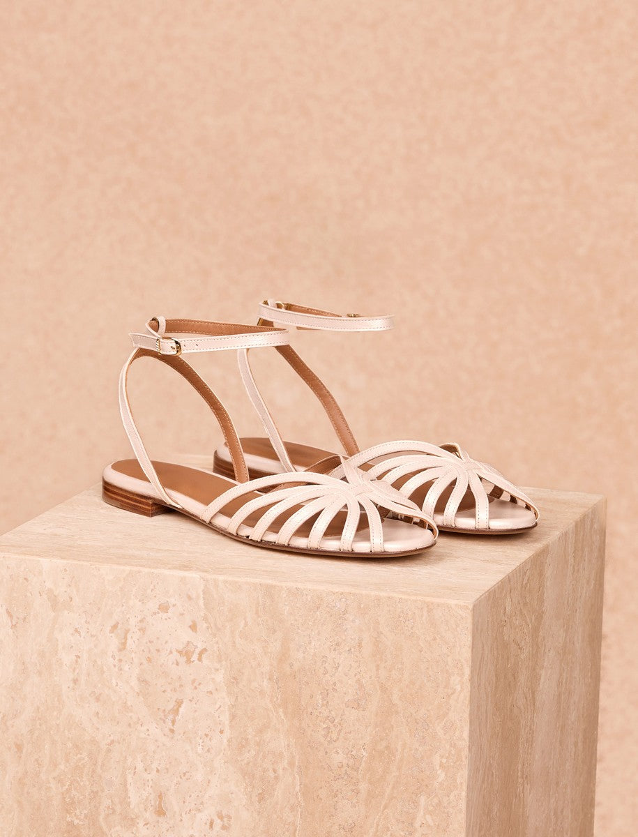 Suzanne Flat Sandals - Ivory - Women