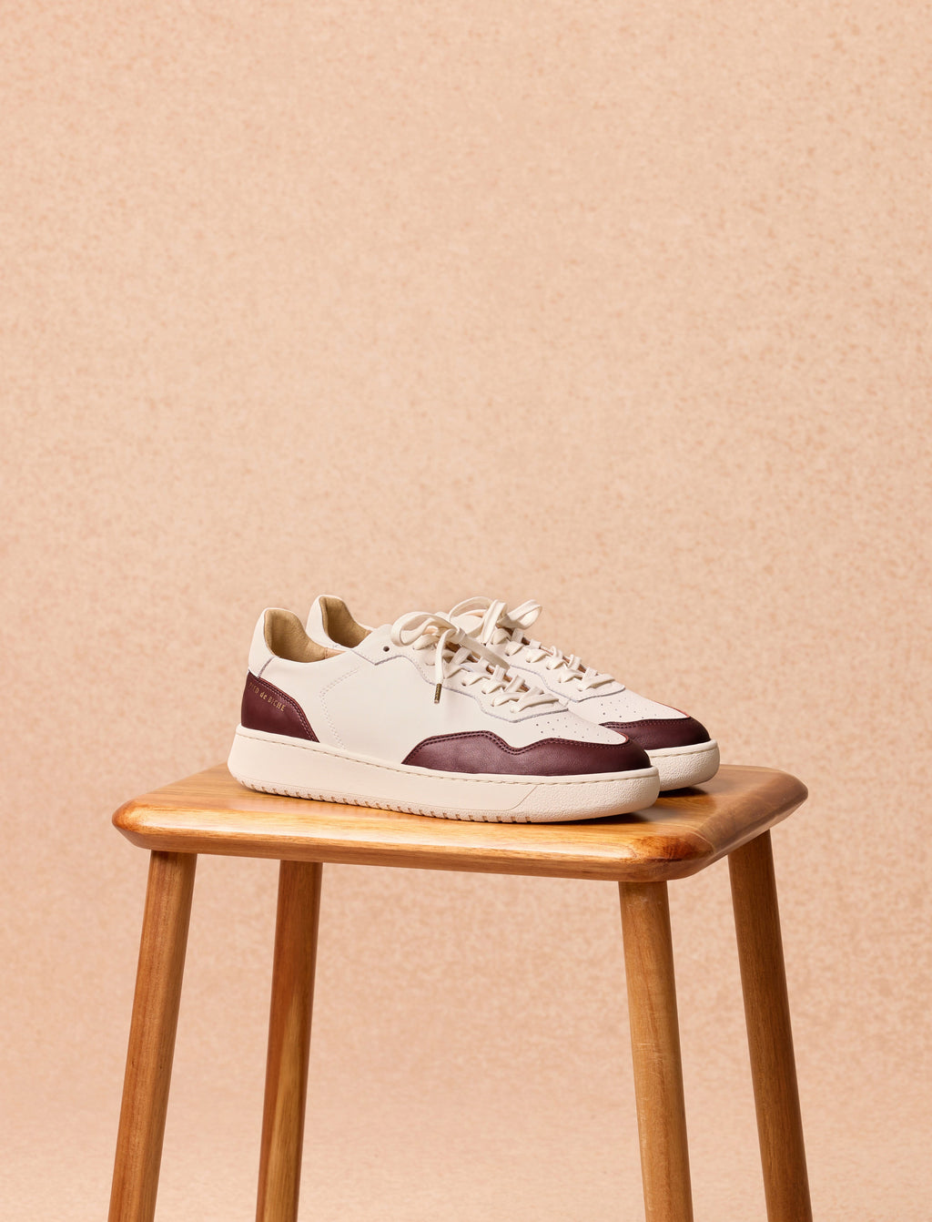 Sneakers À Lacets Edgard - Rouge Brique - Homme
