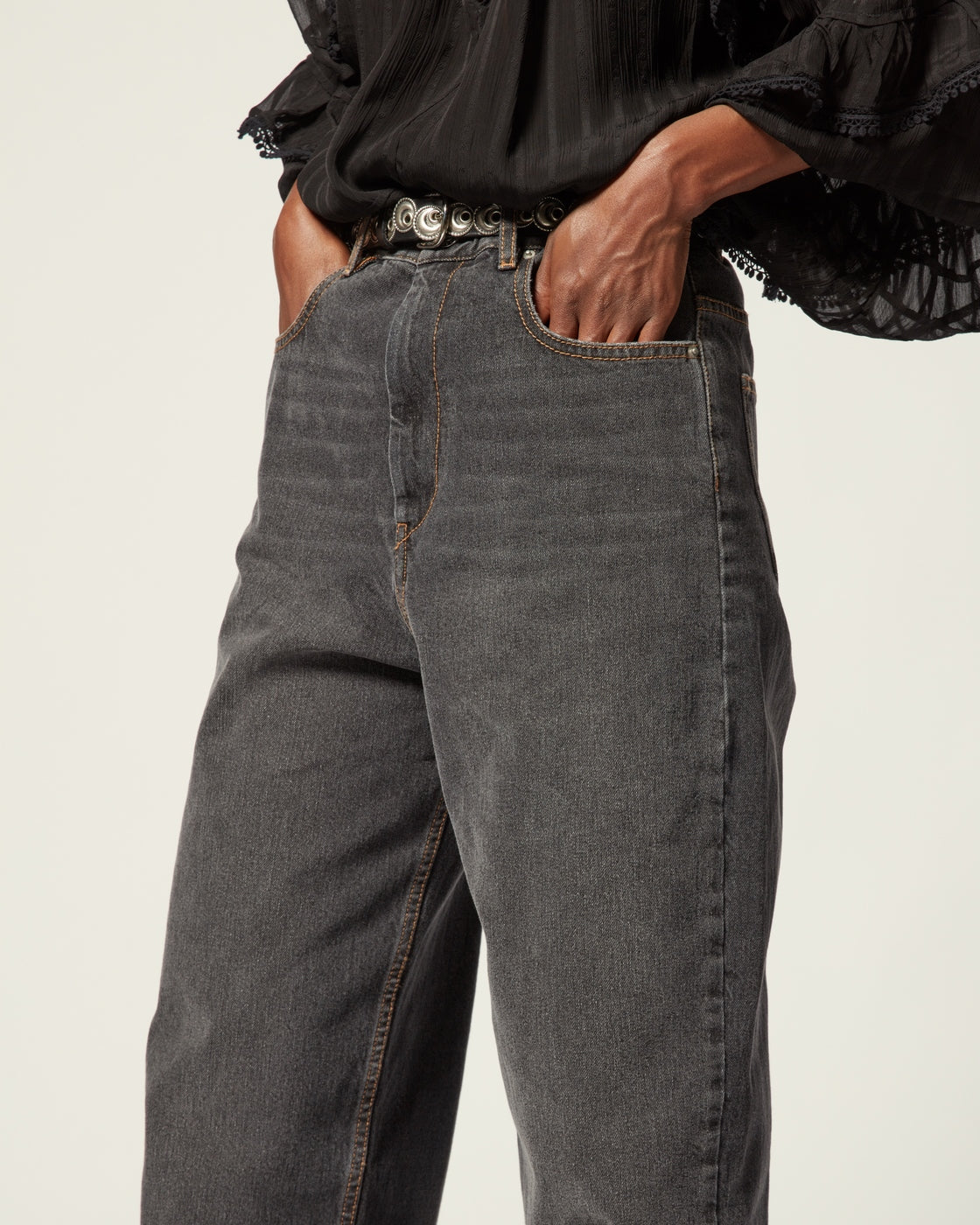 Corsyj Trousers - Faded Black