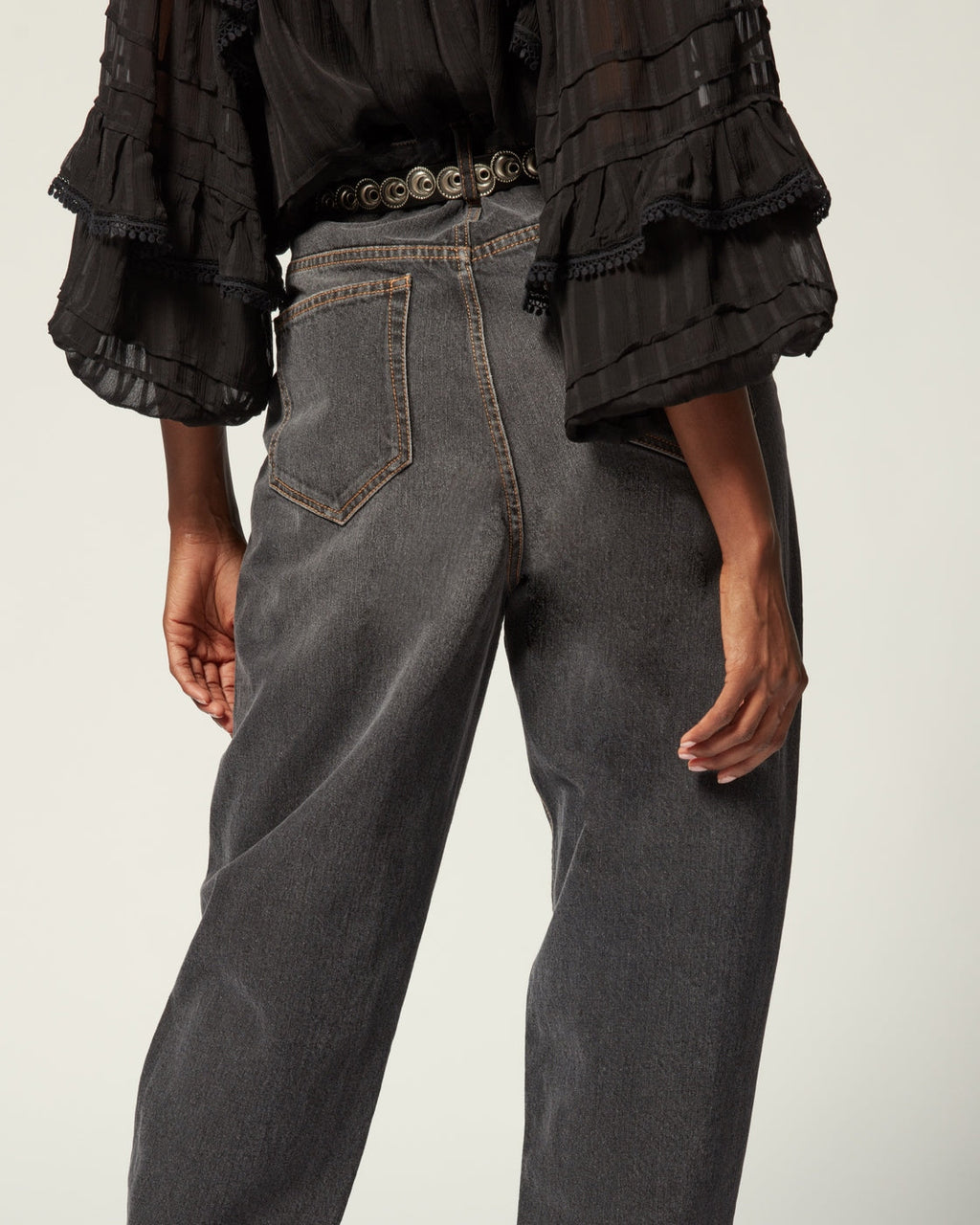 Corsyj Trousers - Faded Black