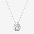 "Kanagawa" Pendant - 375/1000 White Gold