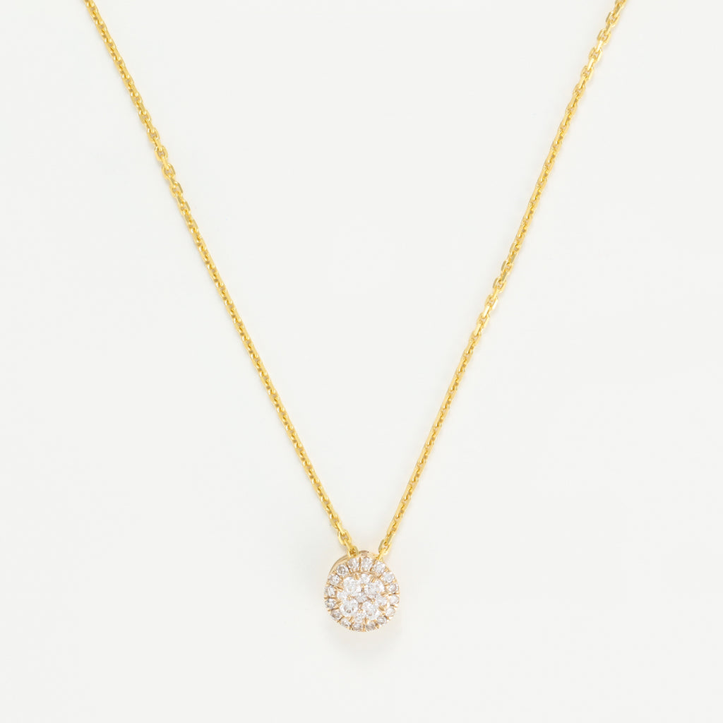 Colgante "Mon Brillant" Diamantes: 0,12/25