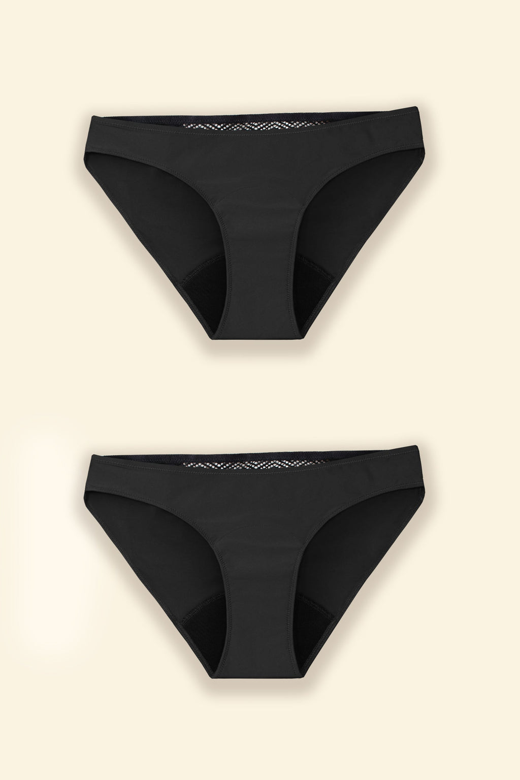 Pack De 2 Culottes Dentelle Anna Flux Moyen - Noir