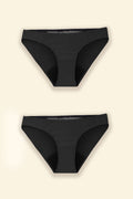 Pack De 2 Culottes Dentelle Anna Flux Moyen - Noir