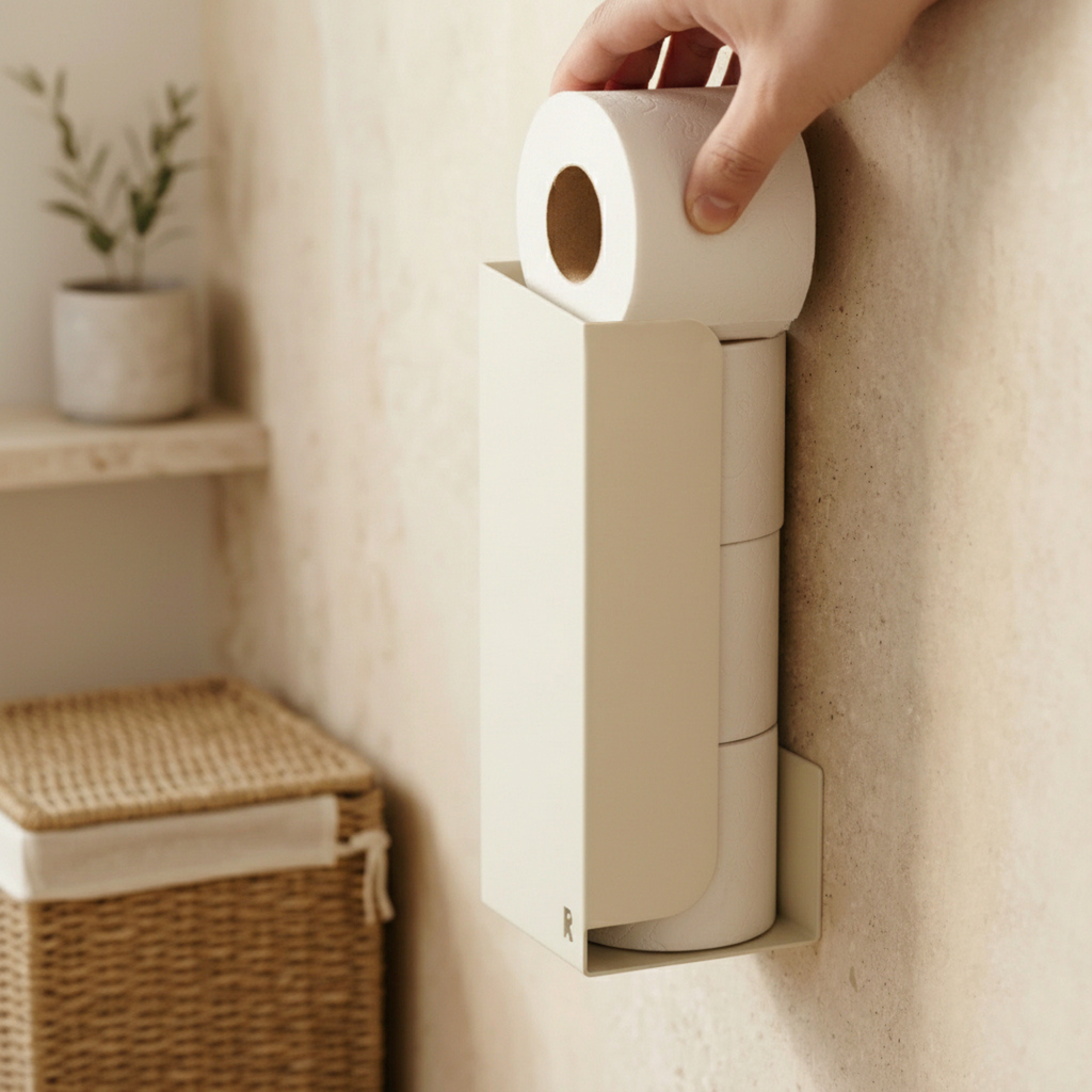 Toilet Pack - 1 Essential + 1 Roller Cover - Cream