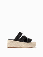 Padua Napa Black Sandals