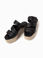 Padua Napa Black Sandals