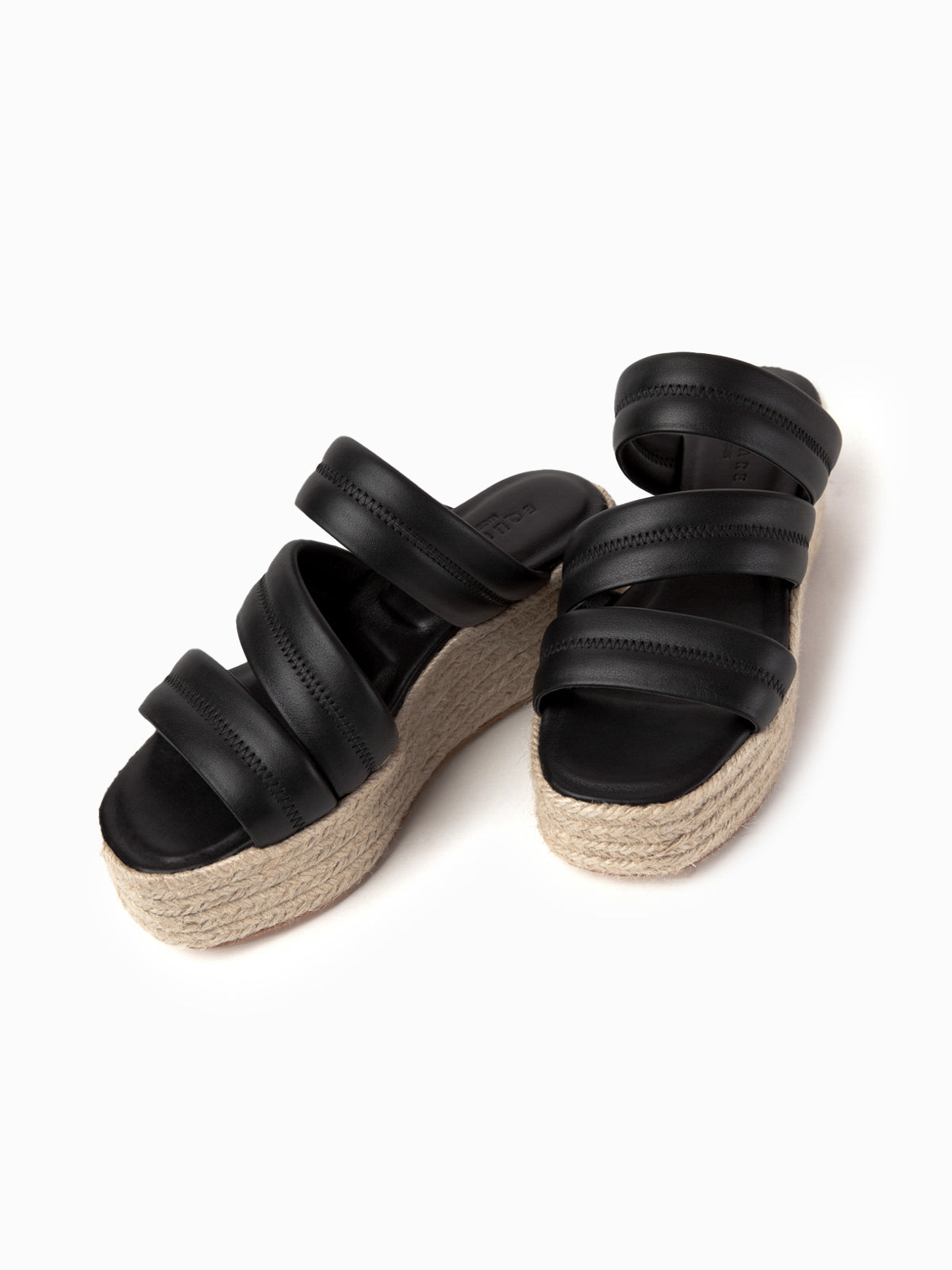 Padua Napa Black Sandals