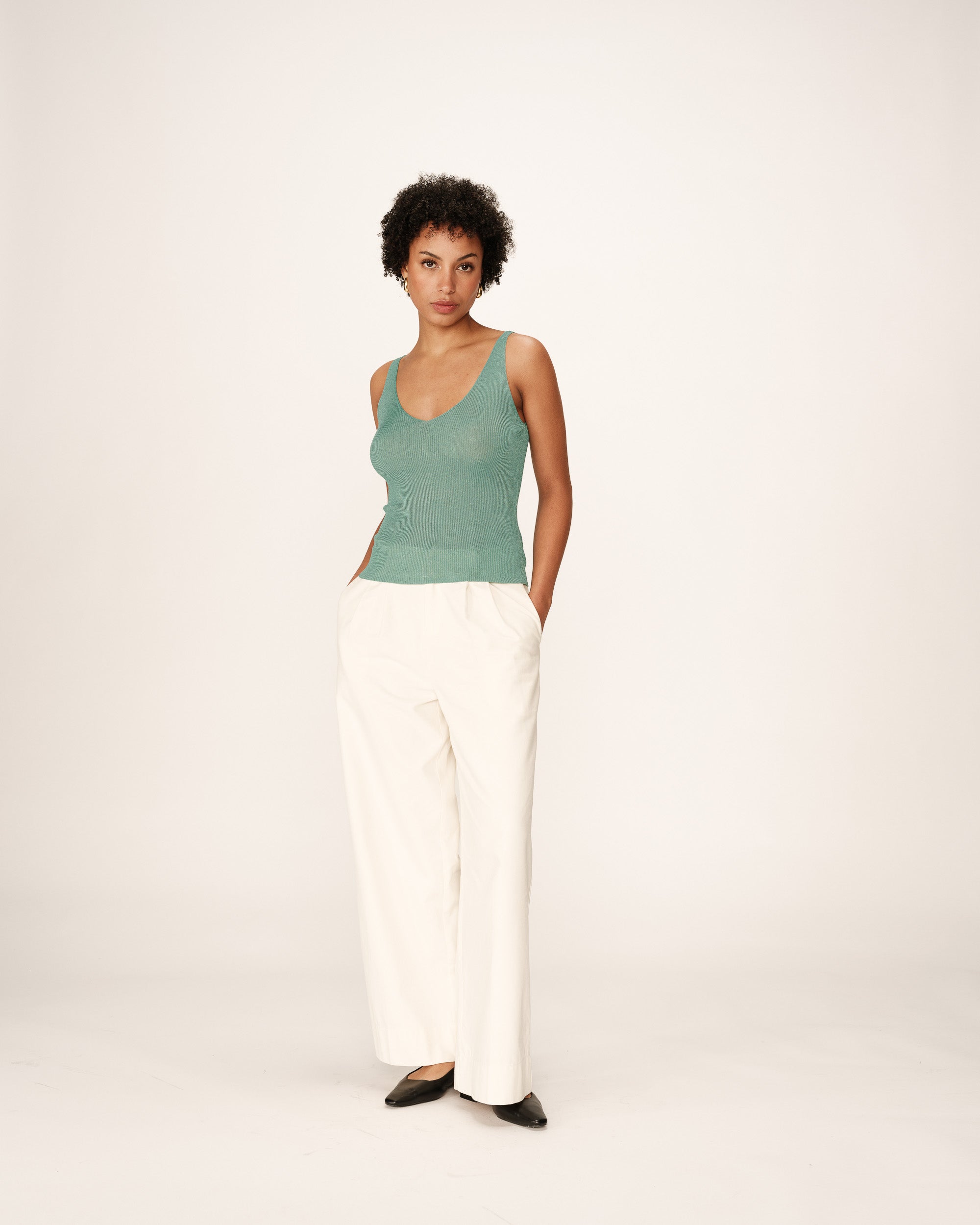 Top Lentejuelas - Aqua